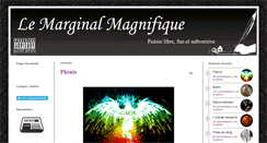 Desktop Screenshot of lemarginalmagnifique.com
